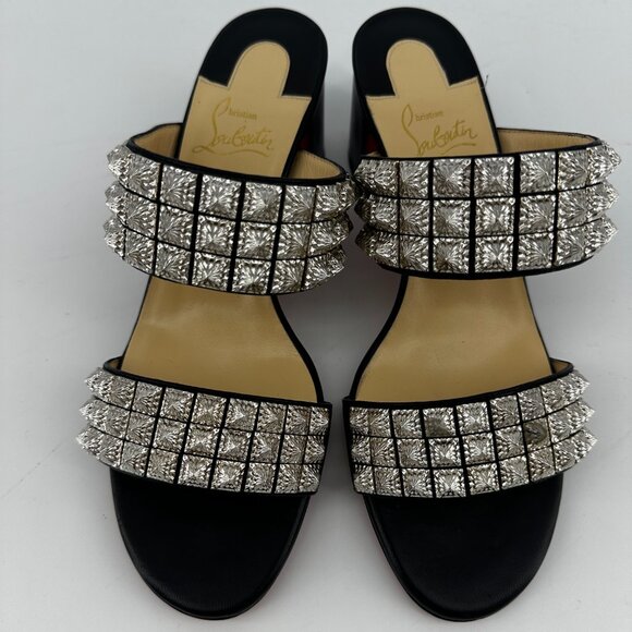 Louboutin Myriadiam 55 Studded Slide - Size 39 - Picture 3 of 8
